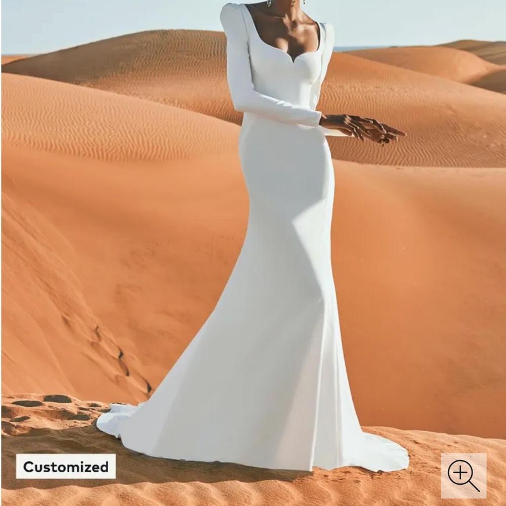 Pronovias antelope dress with or without over skirt